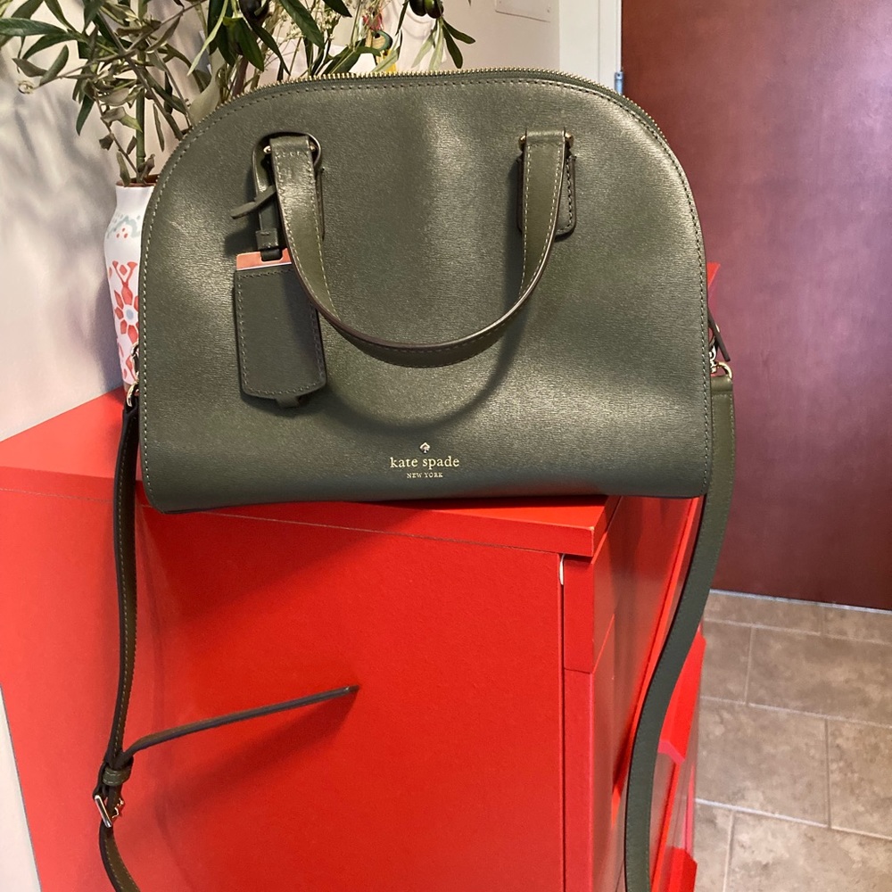 Kate Spade Olive Green Satchel Bag 💼
